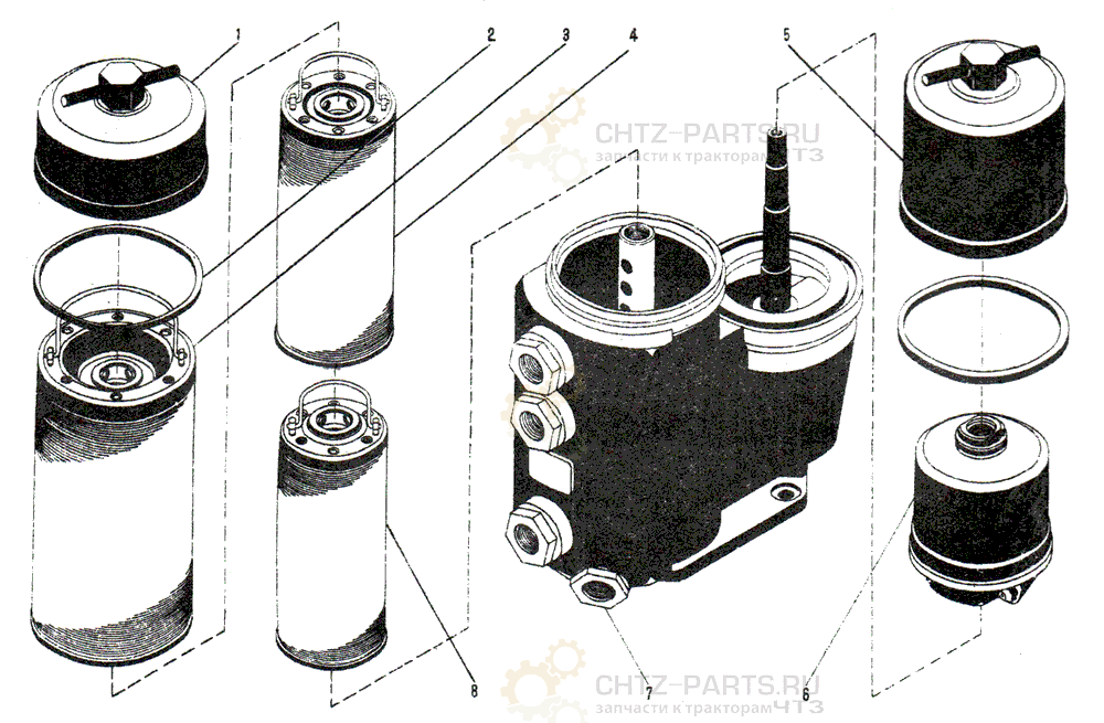 Фильтр масляный с реактивной центрифугой ДЭТ-250