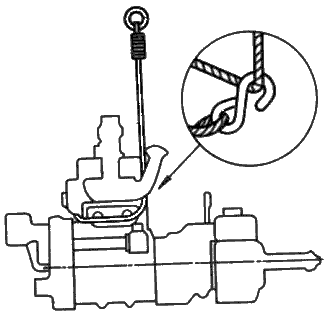 Схема строповки пускового двигателя Д-160
