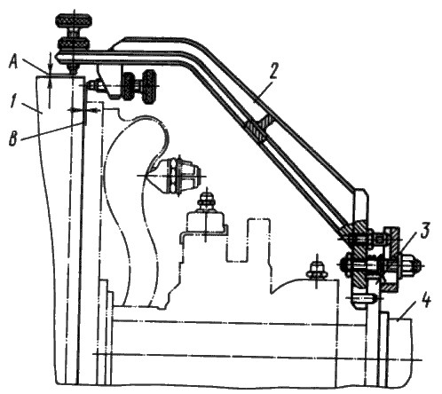 Схема центрирования двигателя Д-160